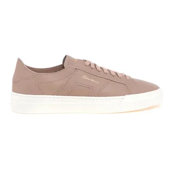 Santoni Double Buckle Sneaker - male - Santoni - Sneakers - Beige - 11 UK - Shoes