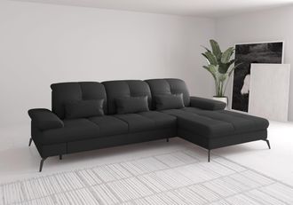 Sit&more Ecksofa »Amica, L-Form, inkl. Sitztiefenverstellung & Armteilverstellung« wahlweise mit Bettfunktion, Bettkasten und Kopfteilverstellung