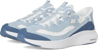 Skechers Womens Contour Foam Sweet Nostalgia Cozy Fit Hands Free Slip Ins Sneaker, Ltbl=Light Blue, 6.5 UK