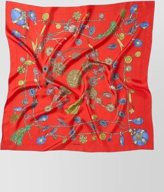 Versace silk printed scarf
