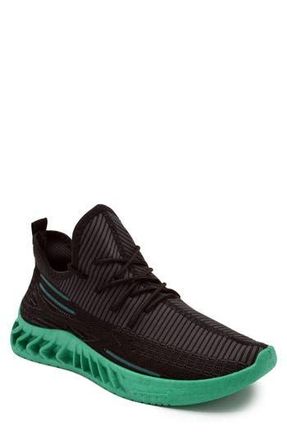 Akademiks Fit Jogger Sneaker in Black-Teal at Nordstrom Rack, Size 10