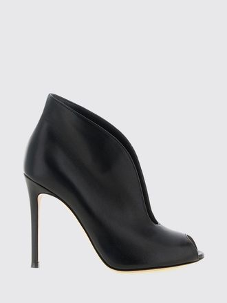 Gianvito Rossi Lambskin Leather Mule Sandals with High Stiletto Heel