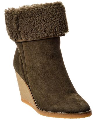 Isabel Marant Totam Suede & Shearling Boot