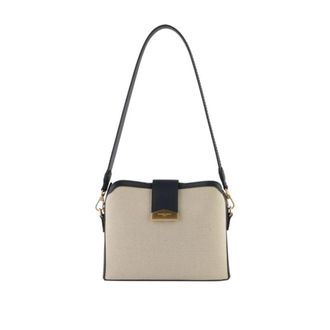 Pourchet Dames, Tassen, Beige, Maat: ONE Size Linnen