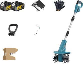 OEM Motocultor El&eacute;ctrico, Motor Sin Escobillas, Bater&iacute;a Incluida, 2 Bater&iacute;as