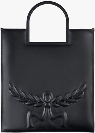 MCM Aren Fold Tote In Mega Laurel Leather