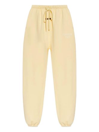 Fear of God drawstring track pants - women - Cotton/Polyester - S - Yellow