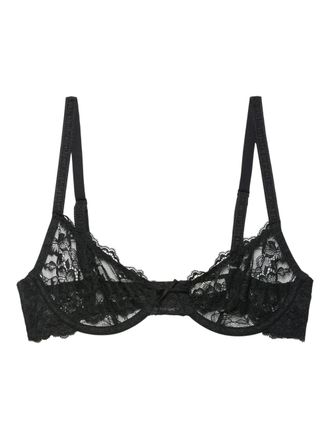 Fleur du Mal Bianca bra - Black