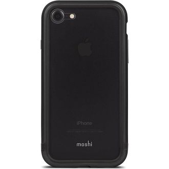 Moshi Luxe - Funda Protectora De Metal Para Iphone 8/7 / Se - Negro