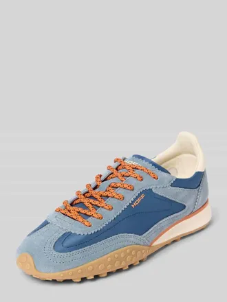 Hoff Sneaker aus Leder-Mix mit Logo-Detail Modell Bridge in Bleu, Gr&ouml;&szlig;e 36