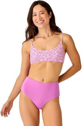 Carve Designs Erin Reversible Bottom in Fleur/violet at Nordstrom, Size X-Small