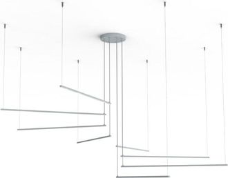 Lumicom Radius Lampara De Techo 8x Monocolor Mate