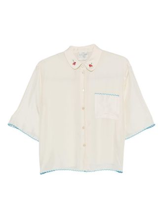 Forte_Forte Womens Embroidered Silk Shirt