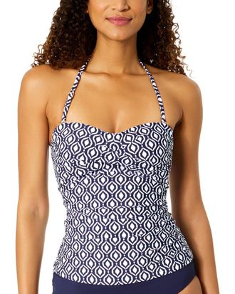 Anne Cole Twist Front Bandeau-Kini