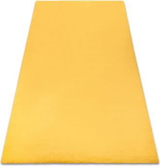 RugsX Rugsx - Alfombra Bunny Oro Imitaci&oacute;n De Piel De Conejo Yellow 80x150 Cm