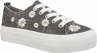 Blowfish Womens Sadie Sun Daisy Sneaker In Charcoal