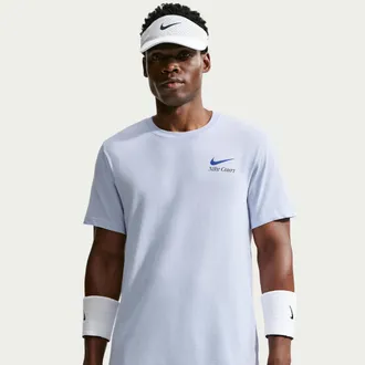 Nike Mens Court Dri-FIT Tennis T-Shirt in Purple | IM9659-568