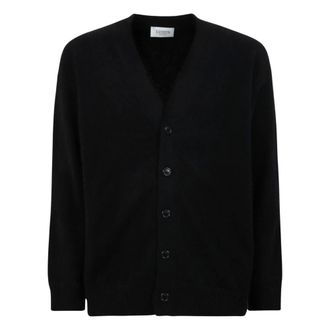 Laneus Cardigan in cashmere e seta - - Knitwear - Uomo - Nero - L