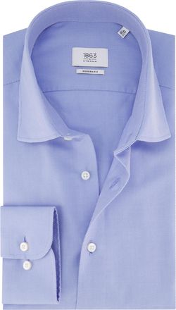 Eterna overhemd Eterna Modern Fit blauw katoen