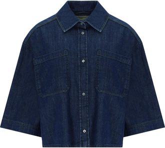 Weekend by Max Mara CAMICIA IN DENIM ZANNATA BLU MAX MARA WEEKEND