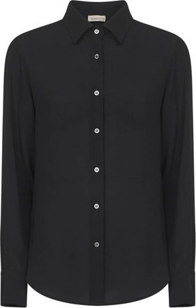 Blanca Vita Shirt met knoopsluiting - Dames - Overhemden - Zwart - M - Polyester - Overhemden