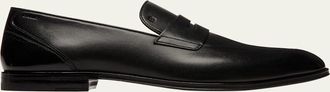Bally Mens Windsor Leather Penny Loafers
