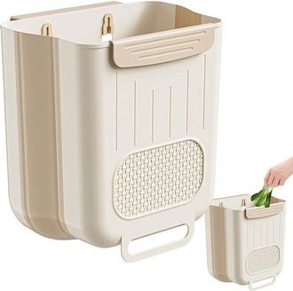 OEM Papelera De Pared, Papelera Plegable E Impermeable: Papelera Espaciosa Para Las Puertas De Los Armarios De La Cocina