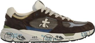 Premiata Brown Mase25 Suede Inserts Sneakers