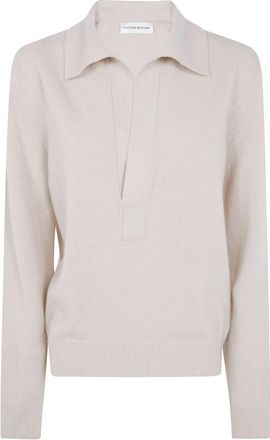 Victoria Beckham V-neck Truien - Dames - V-hals truien - Beige - XS - Truien & Vesten