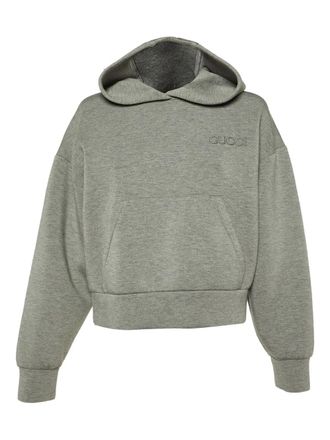 Gucci logo-detail hoodie - Grey