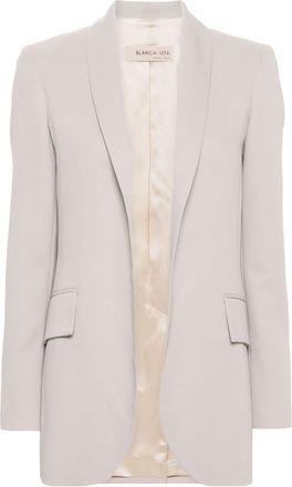 Blanca Vita Gesne cady blazer - women - Polyester - 44 - Neutrals