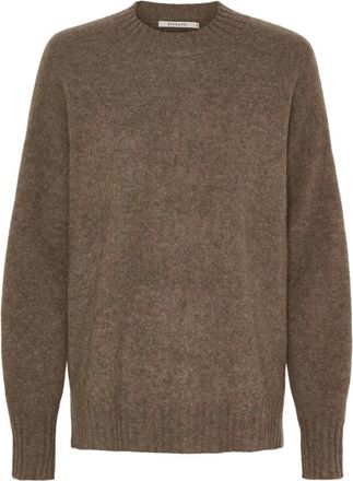 BTF-CPH Btfcph - Ronde hals trui van yak - Dames - Truien - Beige - Maat: M Wol