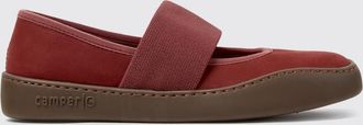 Camper Ballerine Mary Jane Peu Touring in nabuk con inserti elasticizzati
