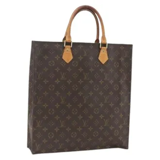 Louis Vuitton Pre-owned Tote Bags, female, Brown, Size: ONE SIZE Pre-owned Canvas Tote Bag