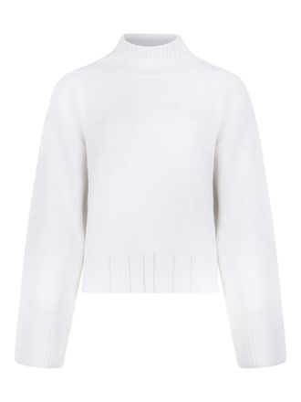 Fabiana Filippi funnel-neck sweater - women - Fabric - 40 - White