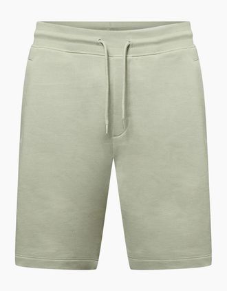 HUGO BOSS Mens Diz222 Cotton Terry Logo Shorts - Green - Size: 35/34/32