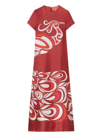 La DoubleJ Swing maxi dress - Red