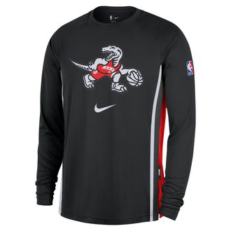 Nike Toronto Raptors City Edition Nike Mens Dri-FIT Long-Sleeve Top in Black | HQ6263-010