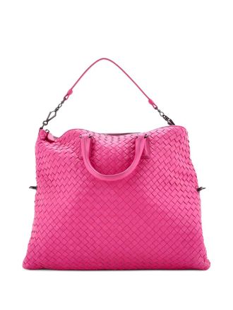 Bottega Veneta Convertible Intrecciato Nappa Medium satchel - Rosa