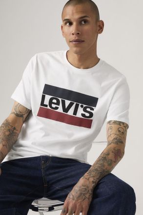 Levi's Camiseta gr&aacute;fica de deporte - Hombre - 3XL - Blanco / White