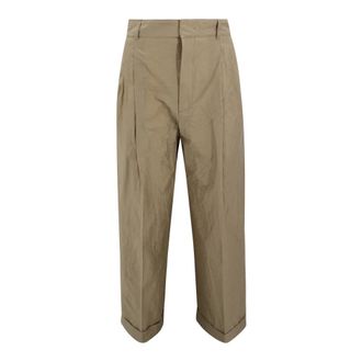 SOEUR Soeur, Broeken, Dames, Beige, M, Katoen, Watson Wide Broeken