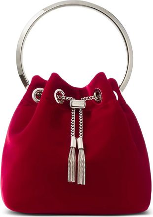 Jimmy Choo London Borsa a secchiello Bon Bon - Rosso