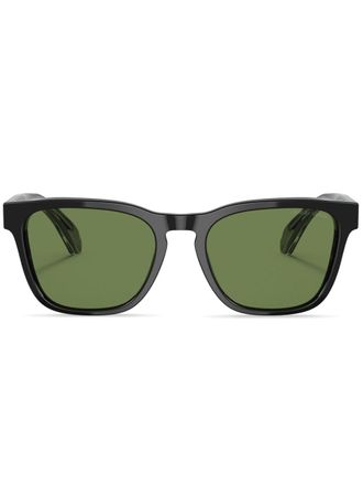 Giorgio Armani square-frame tinted sunglasses - men - Acetate - 55 - Black