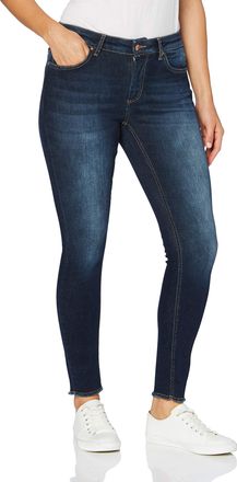 Only Carmakoma Only Carmakoma Womens CARWILLY Life REG SK ANK RAW REA4342NOOS Jeans, Dark Denim Blue, 46W x 32L