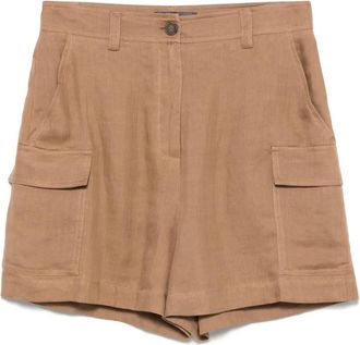 Lorena Antoniazzi Shorts Ramie - Marrone