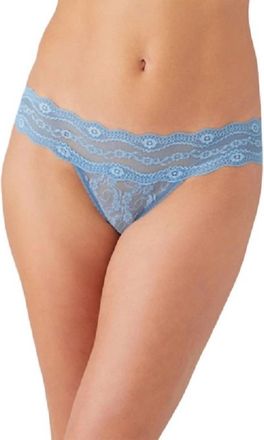 Wacoal Lace Kiss Thong Panty In Allure