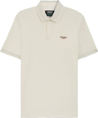HUGO BOSS Boss X Aston Martin Polo Shirt In Wool-Cotton Pique, Size XX-Large