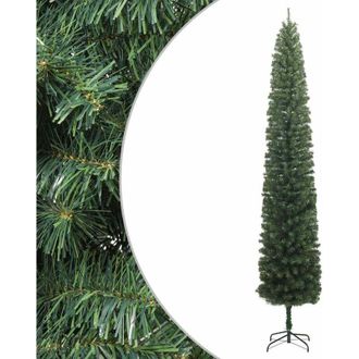 vidaXL &Aacute;rbol De Navidad Estrecho Con Soporte Pvc 270 Cm Vidaxl
