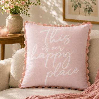 KASANOVA Cuscino divano 45x45 cm Happy place