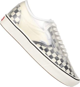 Vans Comfycush Slip-Skool Skate Shoes Black/White : Mens 5.5 - Womens 7 Medium, Textile/Synthetic